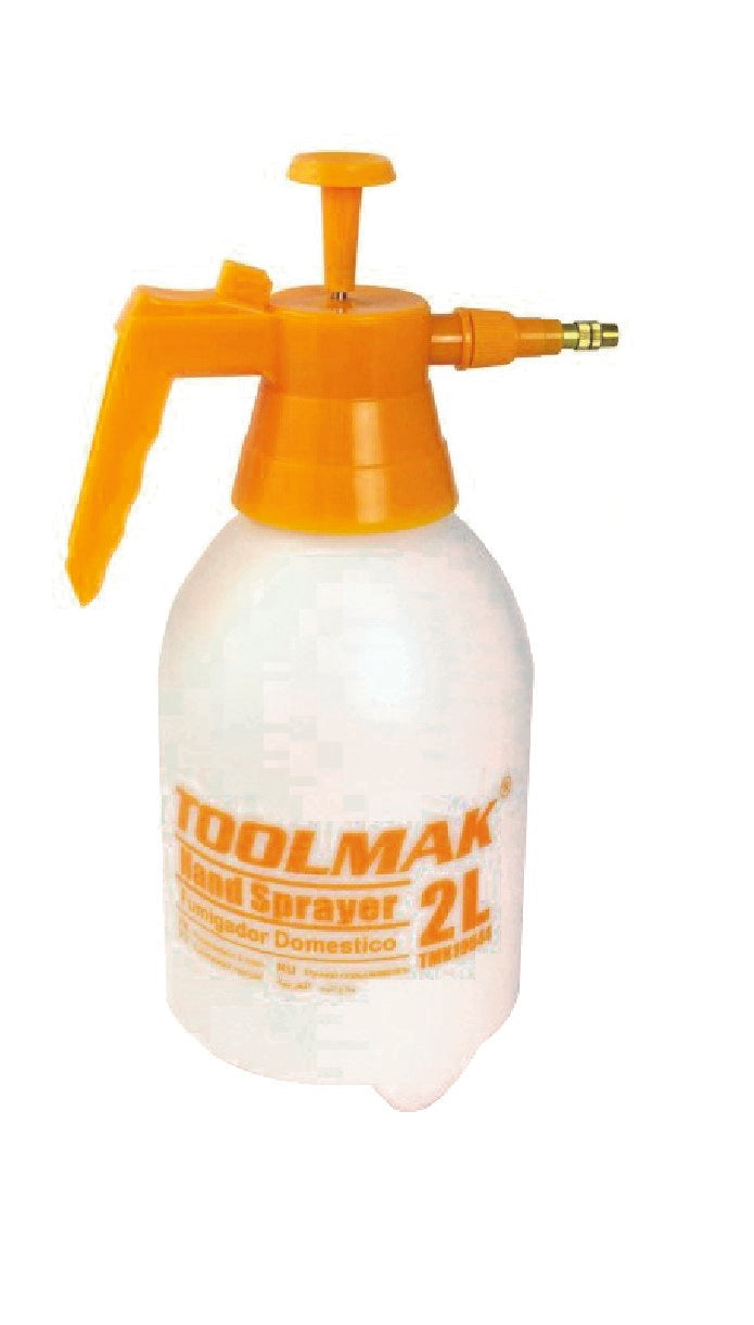 TOOLMAK Spruzzatore a Pressione 2L per Piante e Giardino, Spruzzatore Manuale con Pompa, Nebulizzatore con Ugello Regolabile per Acqua, Fertilizzante e DiserbanteTMK19544