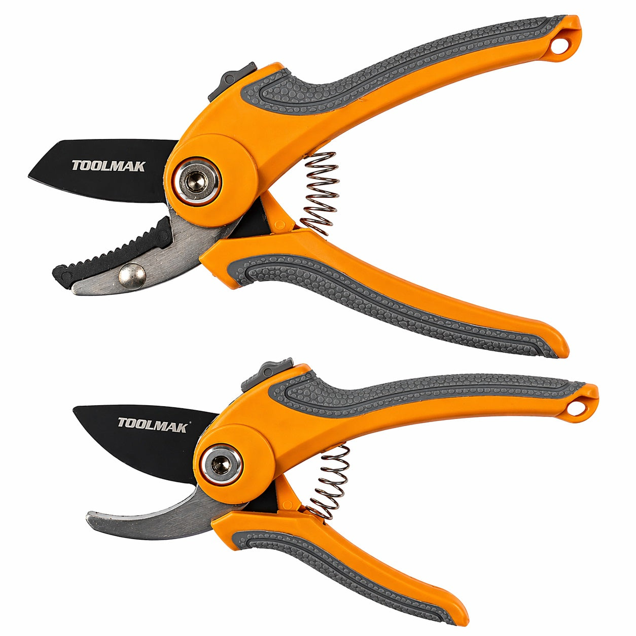 TOOLMAK Forbici da Potatura Professionali  Cesoie da Giardino con Lama Affilata in Acciaio, Impugnatura Ergonomica Antiscivolo, Forbici per Rami, Rose, Bonsai e Piante, Attrezzi da Giardinaggio