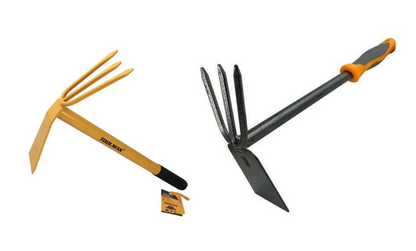 TOOLMAK Zappa da giardino , arancione e nera, 41x24,5 cm, attrezzo da giardinaggio