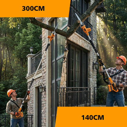 TOOLMAK Sega a Gattuccio da Giardino a Batteria 20V, Sega Reciprocante Elettrica per Potatura Alberi e Rami, Lama 210 mm