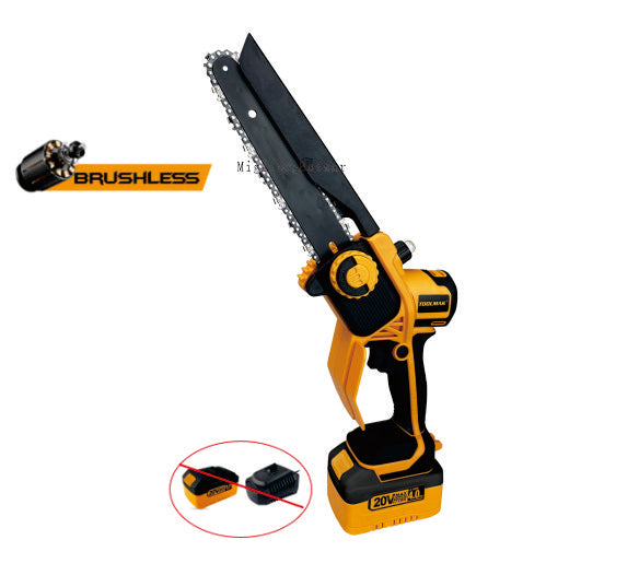 TOOLMAK - Motosega a Batteria20V,Motore Brushless,Lunghezza Lame 8 "，1100W,5500RPM,Sega Elettrica Senza Fili al Litio,per Potatura Alberi e GiardinoHMK22189(8")