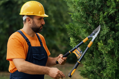 Troncarami Telescopico da 610–930 mm, Forbici Potatura Professionali con Manico Allungabile, Lama in Acciaio, Ideale per Alberi, Siepi e Rami Spessi