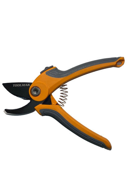 Forbice da Potatura TOOLMAK 190 mm, Taglio fino a 12 mm, Manico Ergonomico