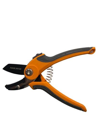 Forbice da Potatura TOOLMAK 190 mm per Rami Secchi – Taglio fino a 12 mm