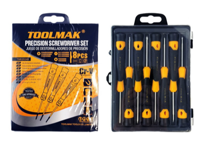 8PCS precise screwdriver set/Set di cacciaviti precisi 8PCS-TMK20249