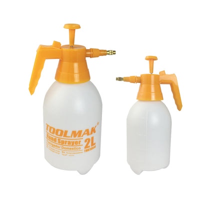 TOOLMAK Spruzzatore a Pressione 2L per Piante e Giardino, Spruzzatore Manuale con Pompa, Nebulizzatore con Ugello Regolabile per Acqua, Fertilizzante e DiserbanteTMK19544