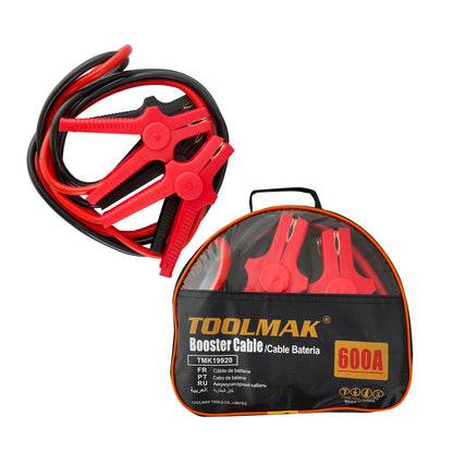 Cavi Avviamento Batteria Auto 200A/300A/400A/600A 2,5 m – Morsetti Isolati – Per Auto, Moto, Furgoni